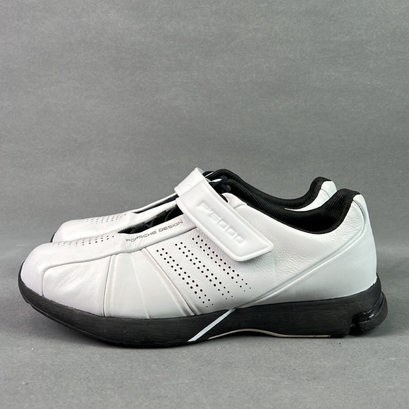 Porsche design white leather weight lifting shoes. Worn but good condition. - Picture 3 of 10